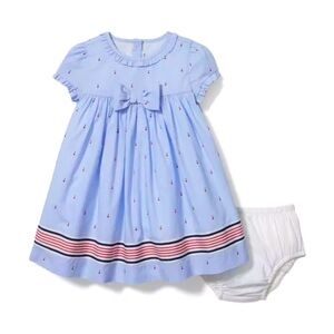 Janie and Jack Baby Mini Cherry Dress NWT